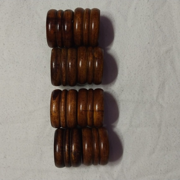 Wood Ring Napkin Holders Vintage(1984) - Picture 3 of 5